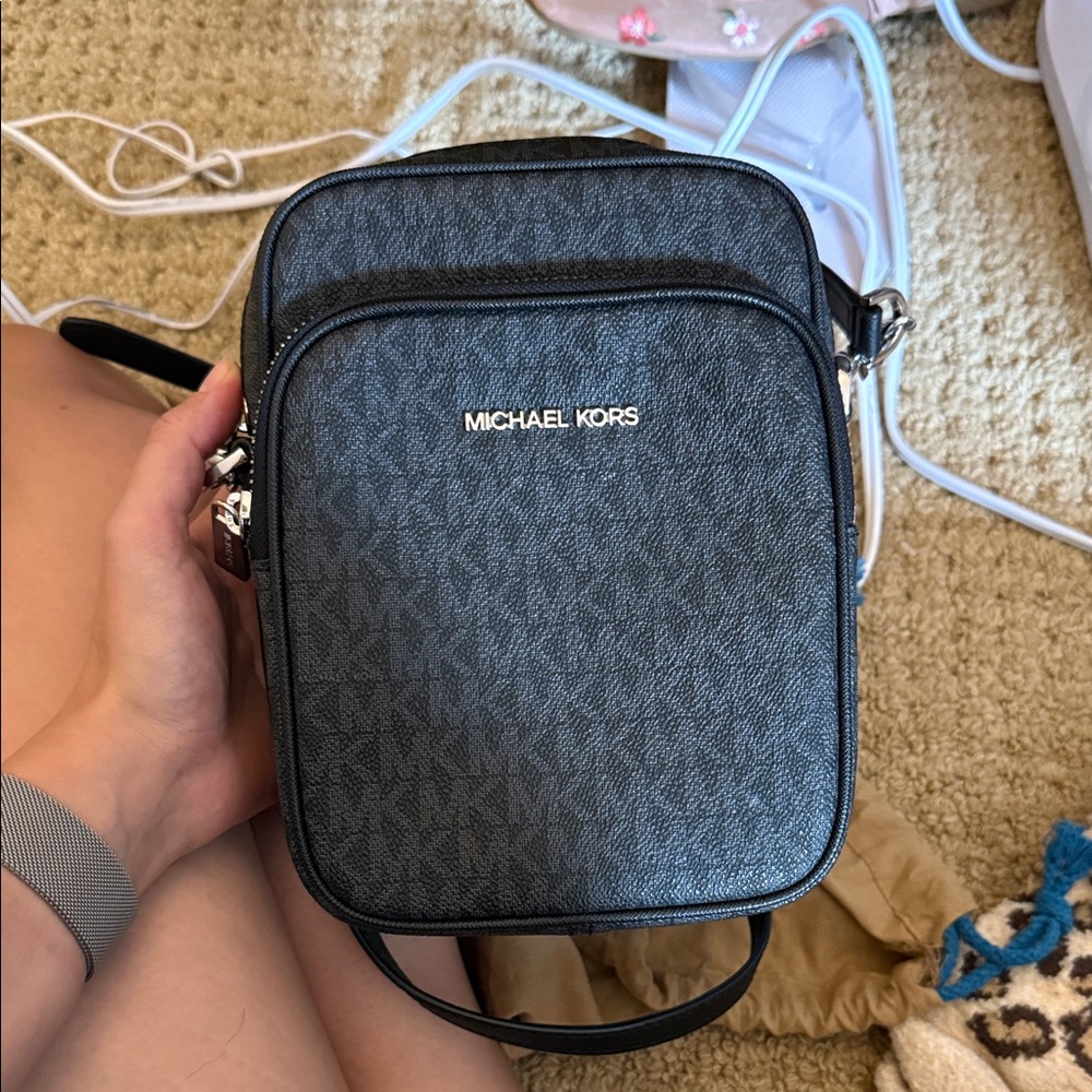 Michael Kors Gray Crossbody